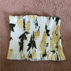 Floral Smocked Tube Top